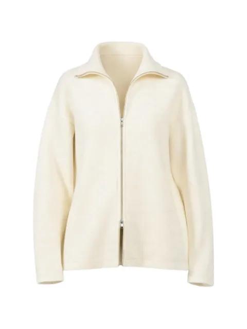 double-zip cardigan by SOFT GOAT