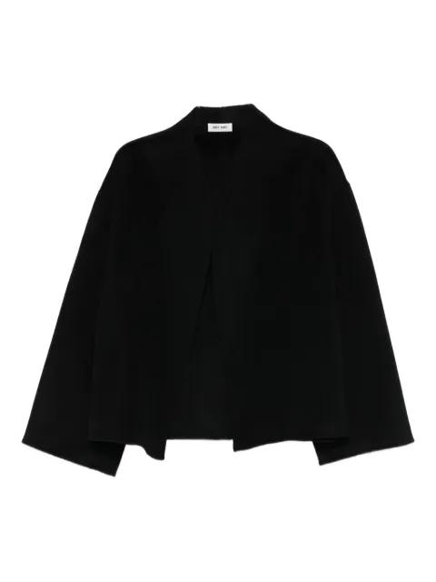 open-front short oversized coat by SOFT GOAT