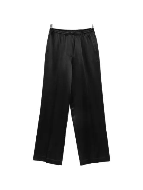 wide-leg silk trousers by SOFT GOAT