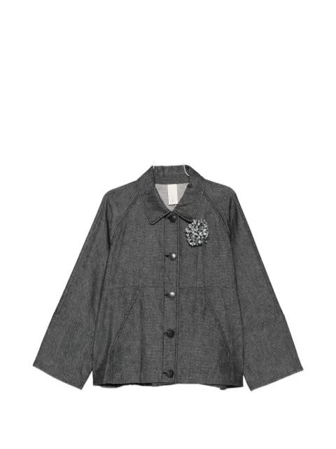 brooch-detail jacket by SOH