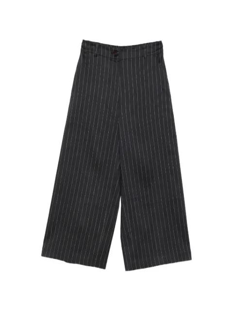 pinstripe-pattern pants by SOH
