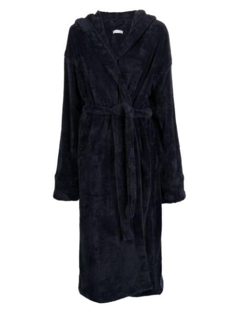 House logo-embroidered robe by SOHO HOME