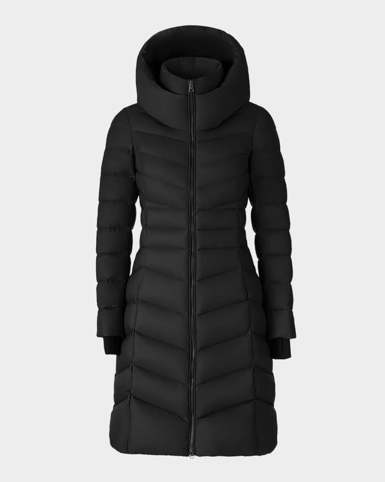 Lita-U Down Fit-&-Flare Hooded Coat by SOIA&KYO