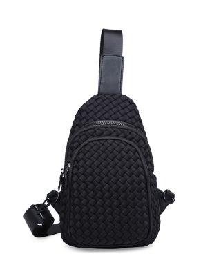 Beyond The Horizon Medium Woven Neoprene Sling Backpack by SOL AND SELENE