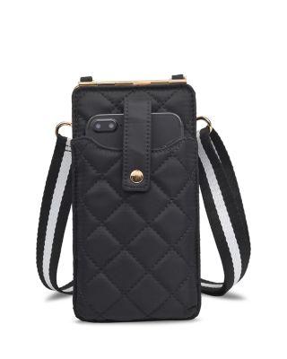 Duality Quilted Mini Crossbody Wallet by SOL AND SELENE