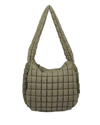 Revive Extra Large Quilted Nylon Hobo by SOL AND SELENE