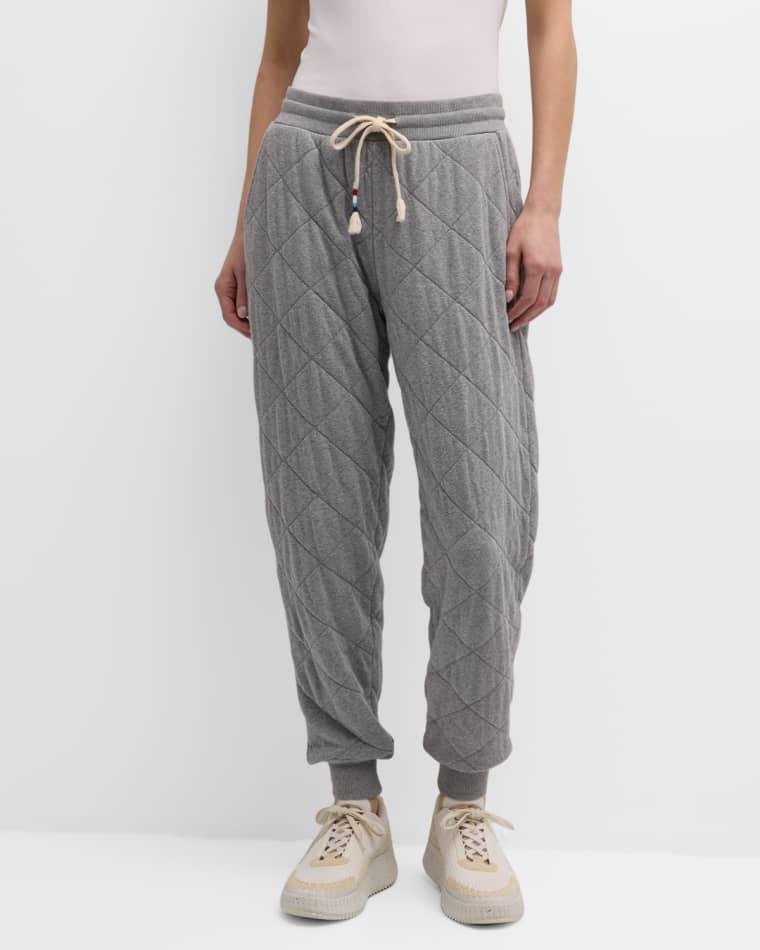 Quilted Drawstring Joggers by SOL ANGELES