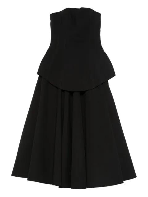 Ada strapless midi dress by SOLACE LONDON