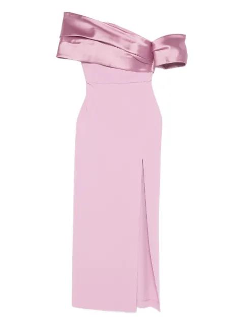 Alexis off-shoulder maxi dress by SOLACE LONDON