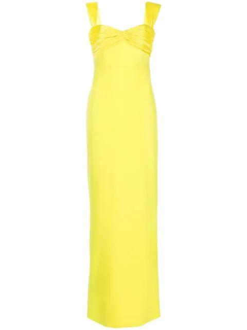 Calluna ruched maxi dress by SOLACE LONDON