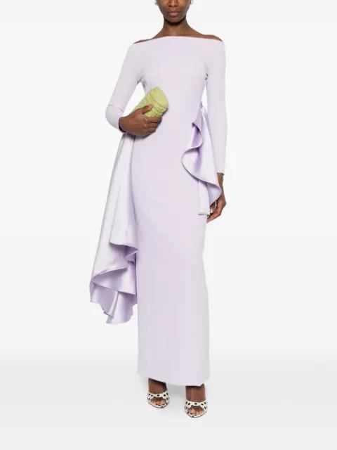 Kiana off-shoulder maxi dress by SOLACE LONDON