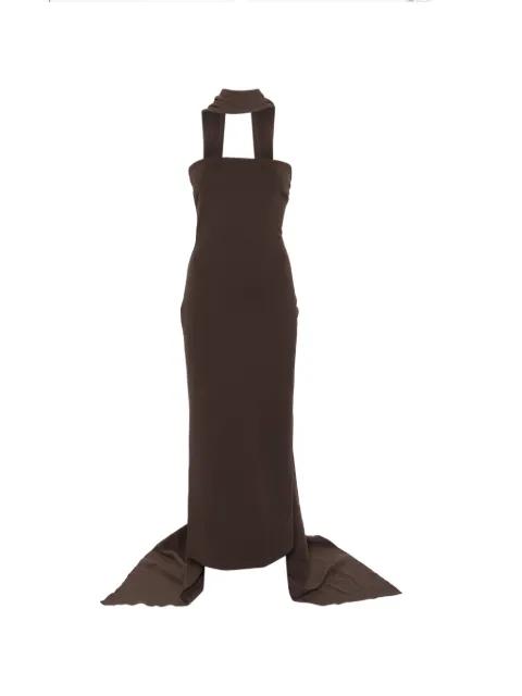 Martine strapless midi dress by SOLACE LONDON