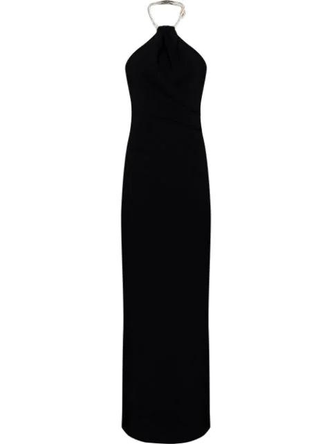 Riva crystal-embellished gown by SOLACE LONDON