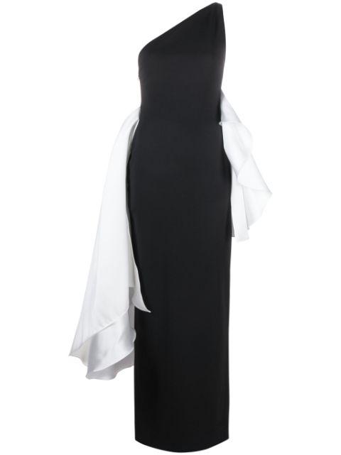 The Calla one-shoulder dress by SOLACE LONDON