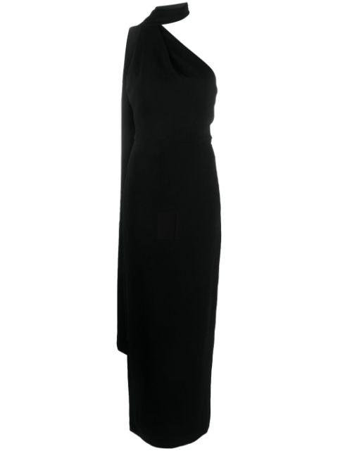 The Demi one-shoulder maxi dress by SOLACE LONDON
