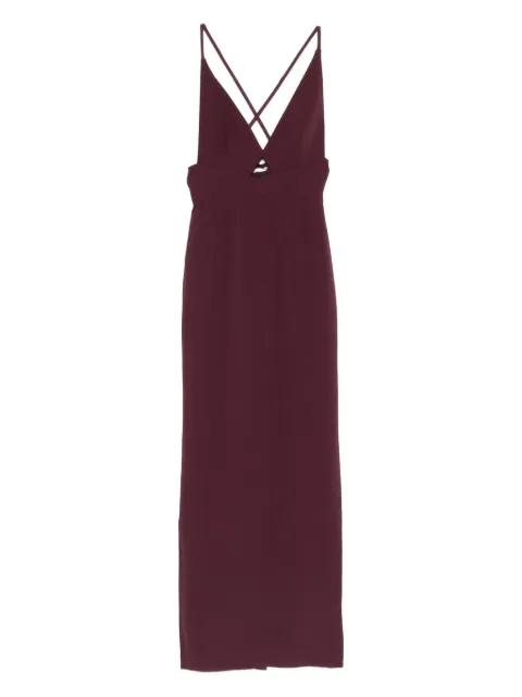 cross-back maxi dress by SOLACE LONDON