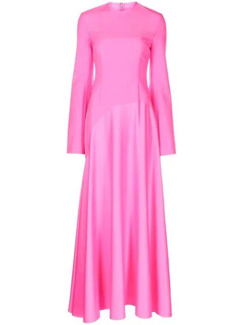 draped maxi dress by SOLACE LONDON