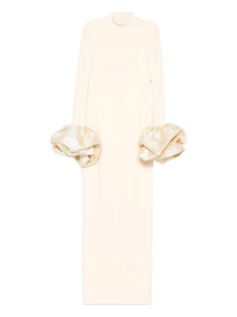 long-sleeve maxi dress by SOLACE LONDON