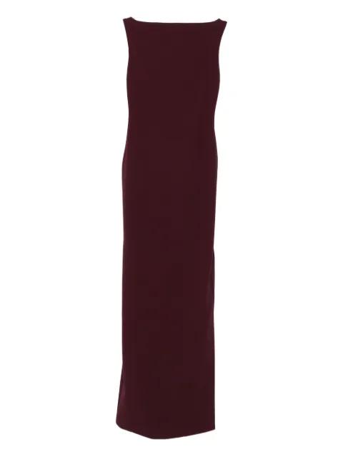 sleeveless boat-neck maxi dress by SOLACE LONDON