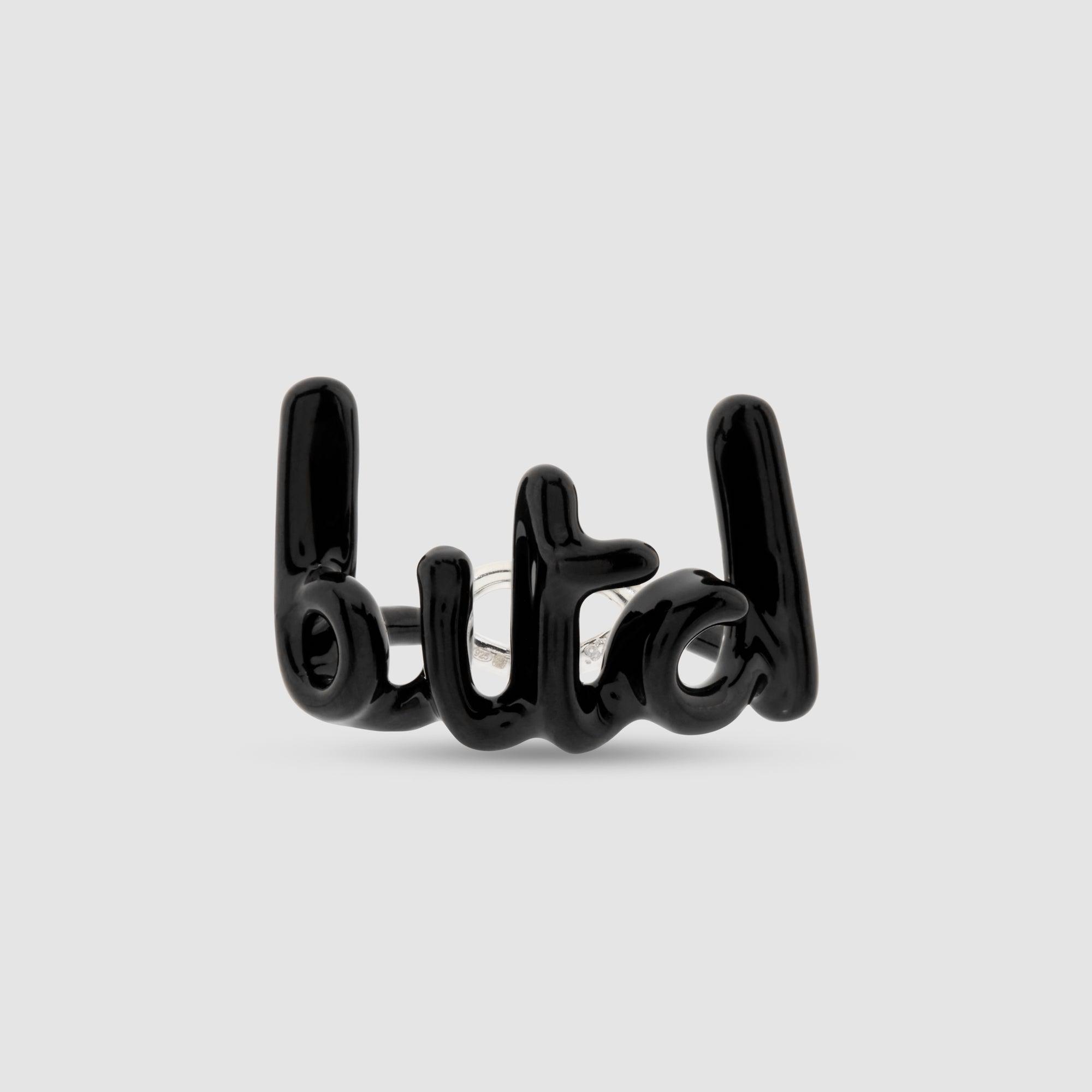 Solange - Black Bitch Hotscripts Ring by SOLANGE LTD