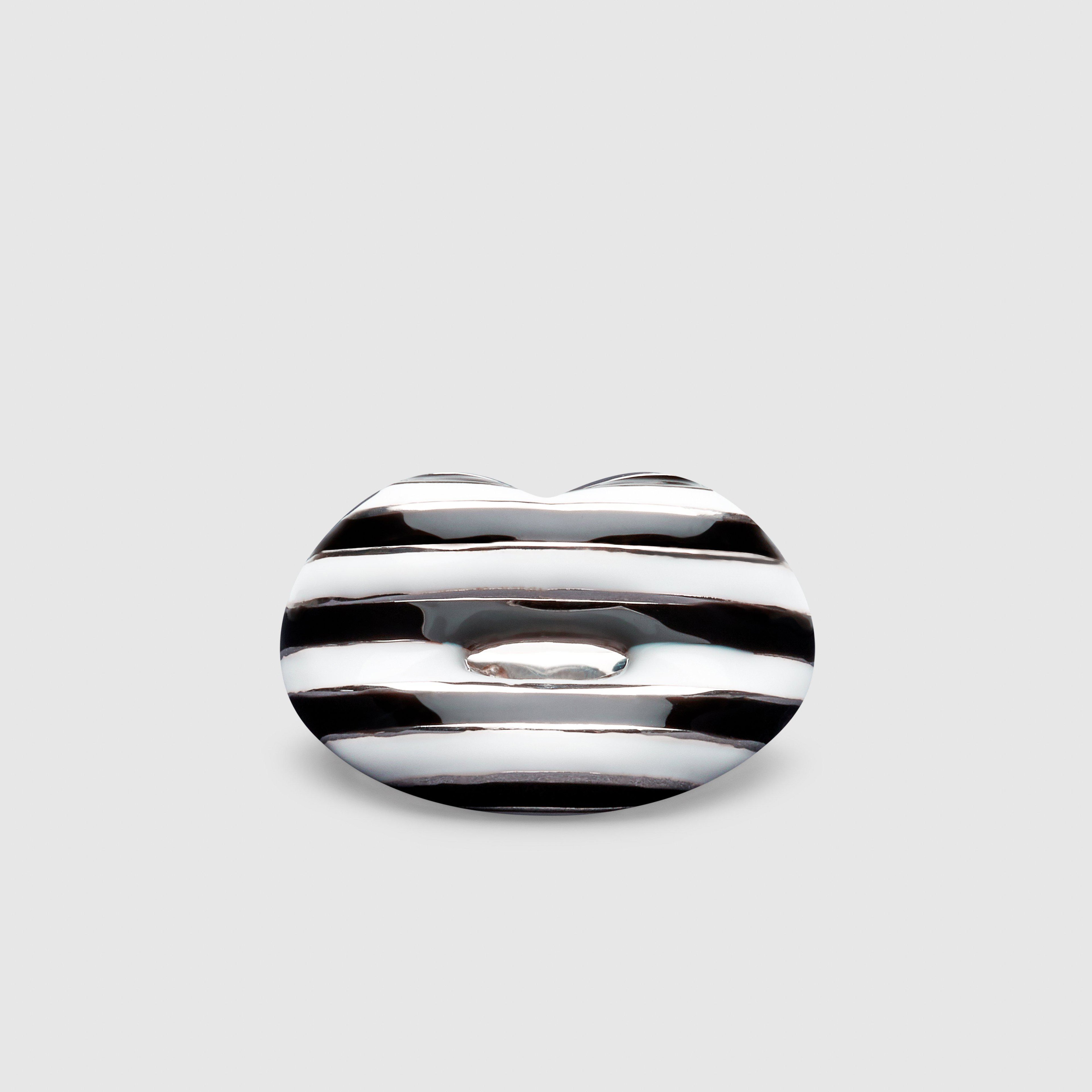 Solange - DSM Special Hotlips Ring in Stripe by SOLANGE LTD