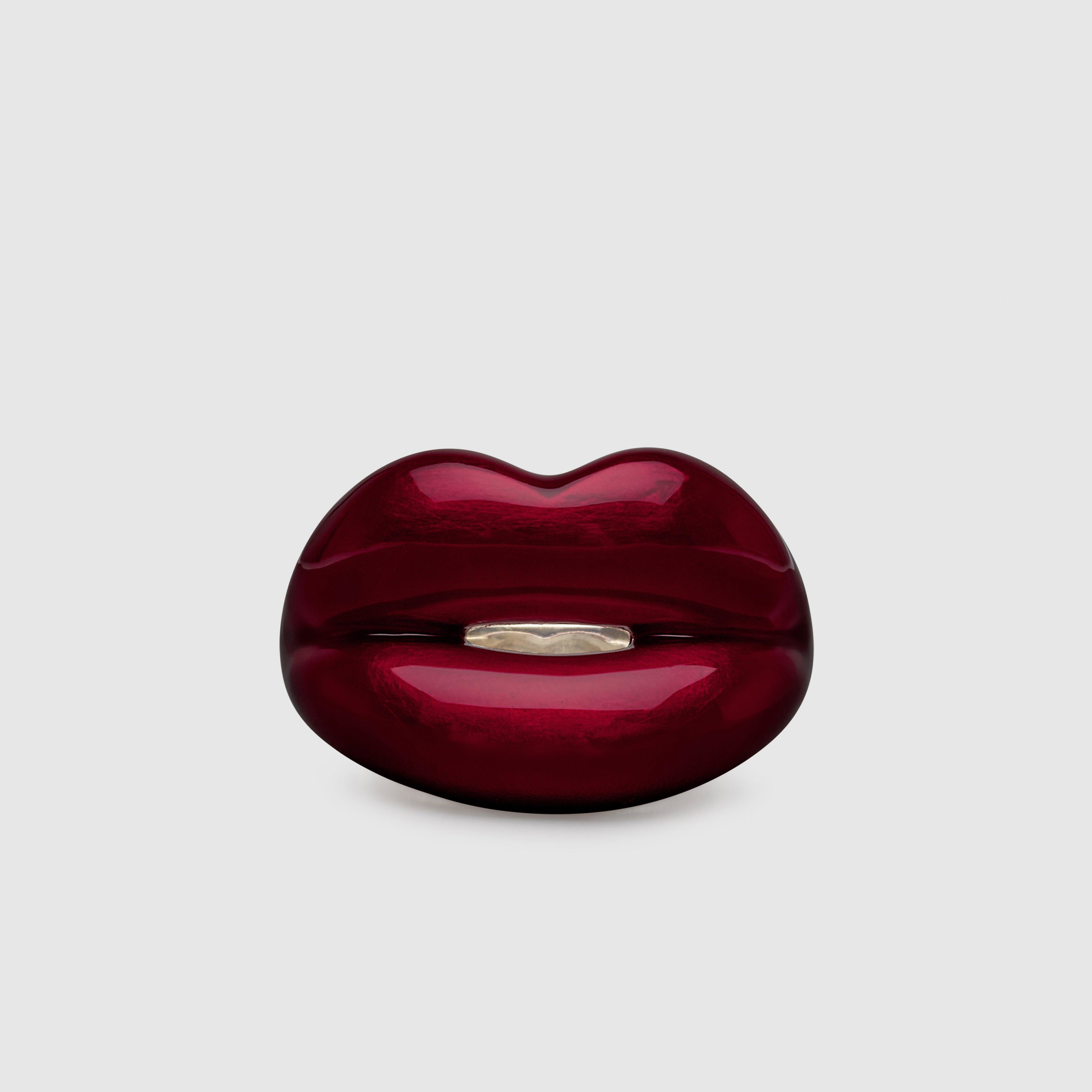 Solange - Hotlips Ring In Black Cherry by SOLANGE LTD