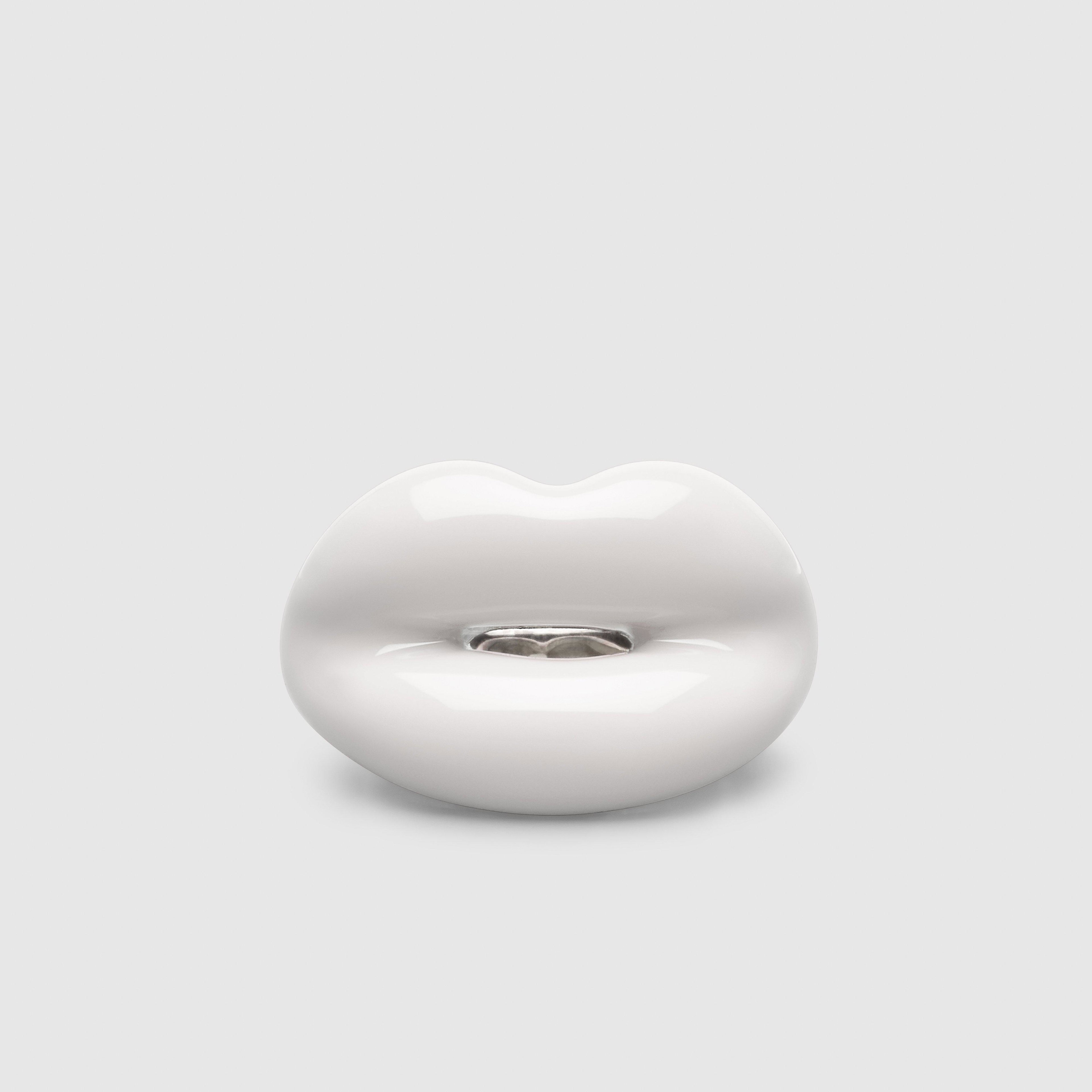 Solange - Hotlips Ring In White by SOLANGE LTD