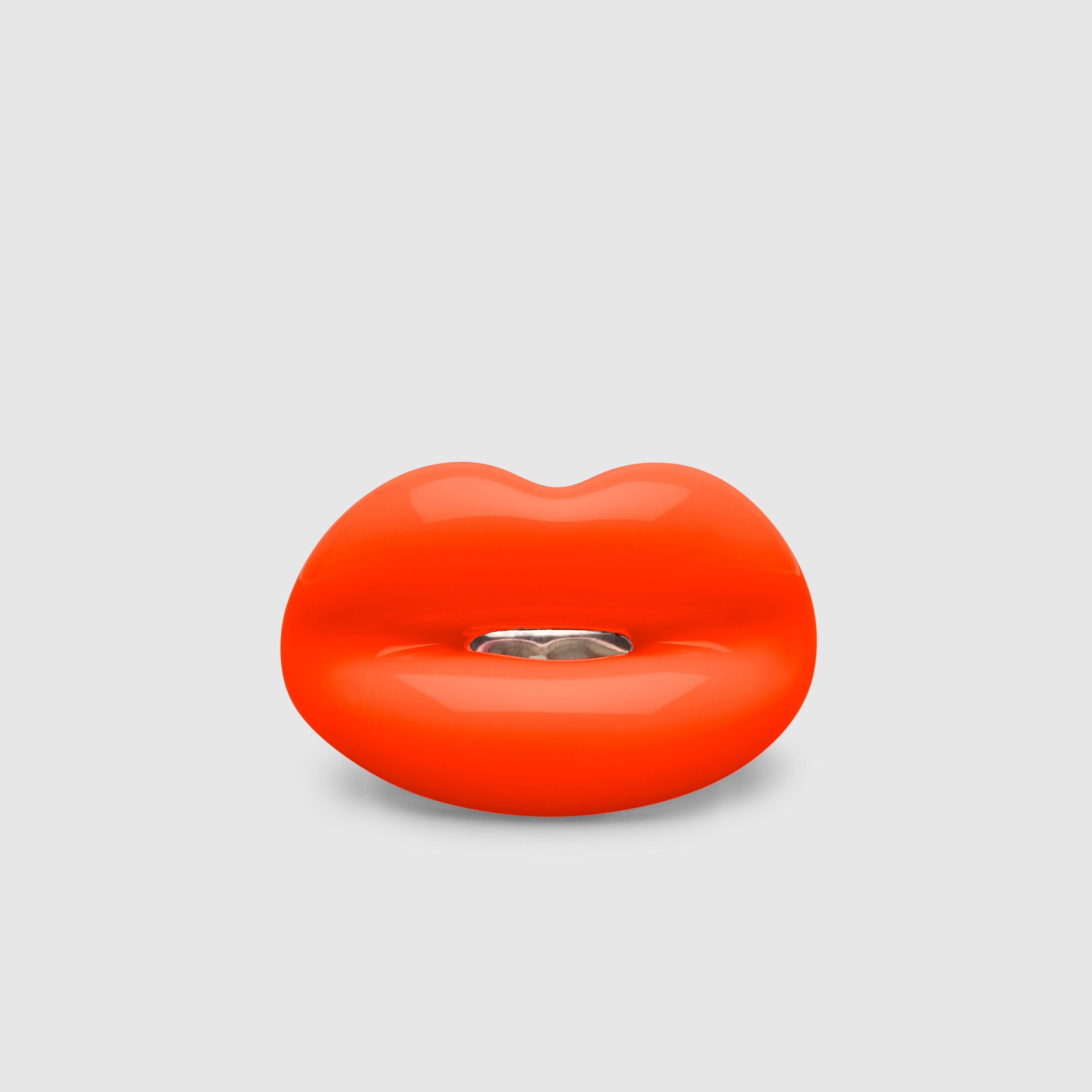 Solange - Hotlips Ring - (Neon Orange) by SOLANGE LTD