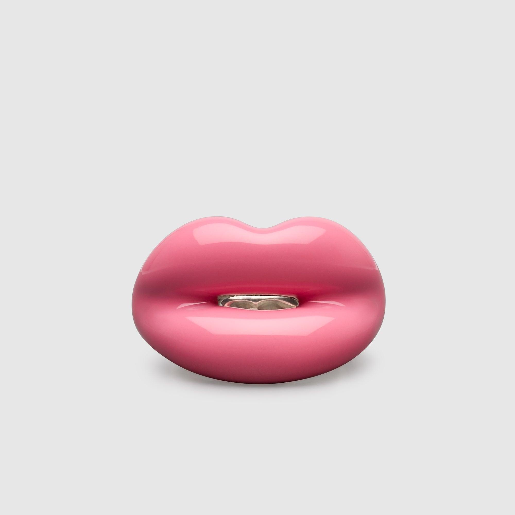 Solange - Hotlips Ring in Bubblegum Pink by SOLANGE LTD