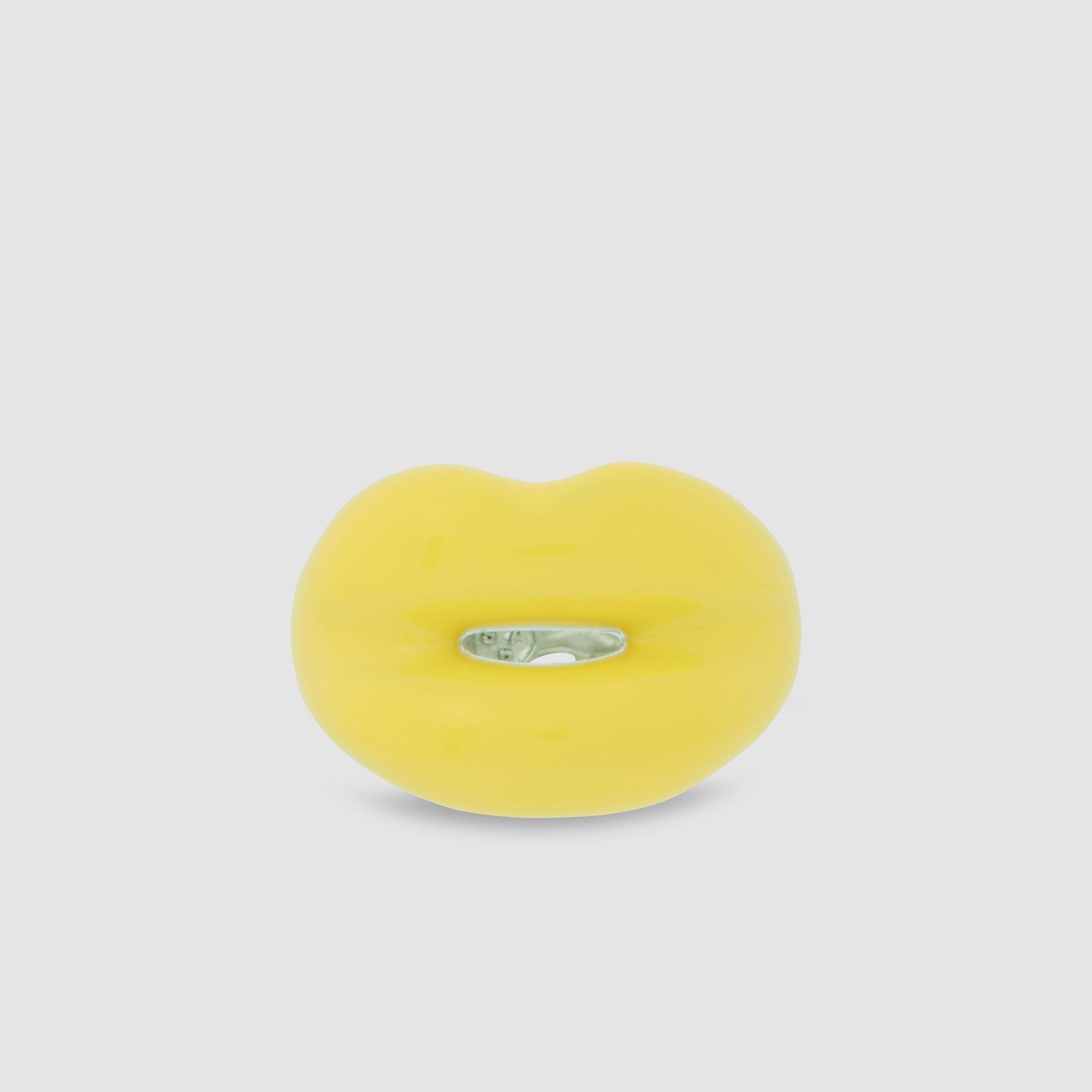 Solange - Hotlips Ring in Pastel Yellow by SOLANGE LTD
