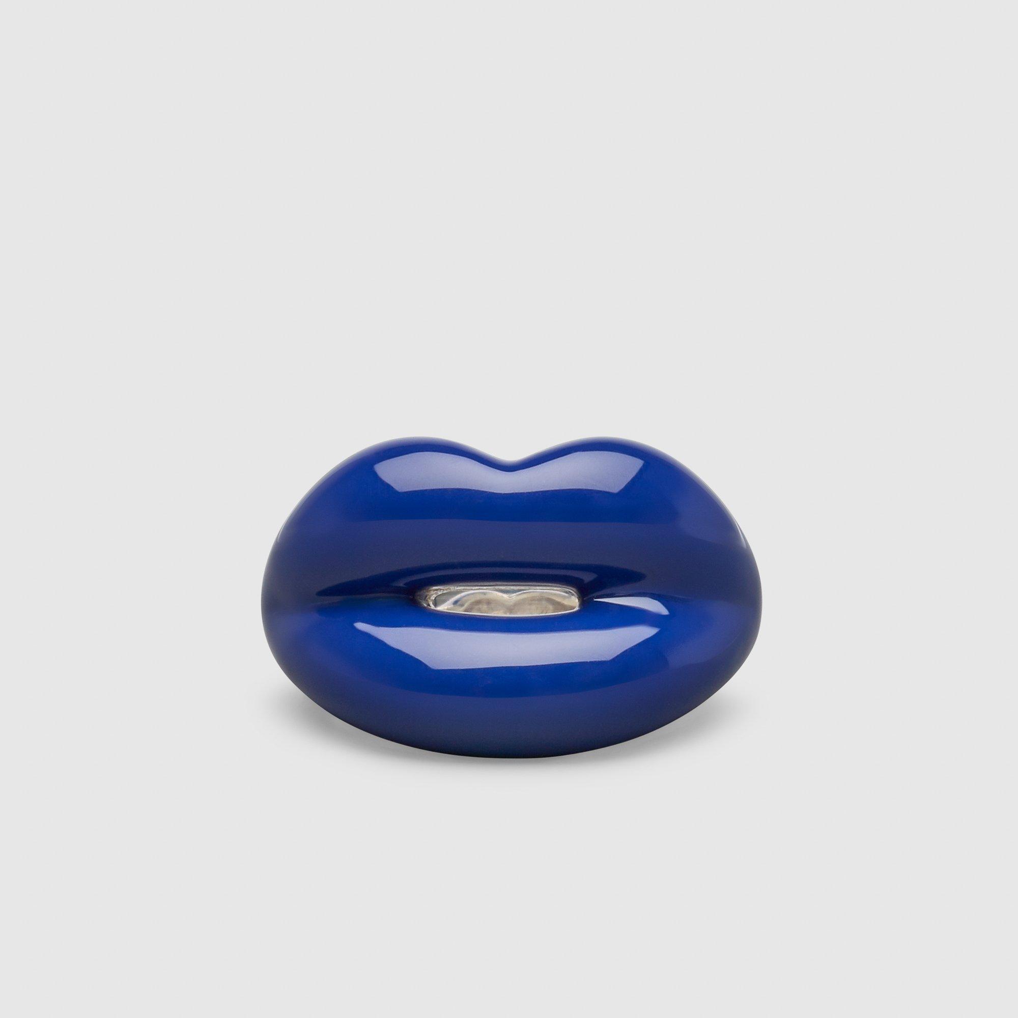 Solange - Hotlips Ring in Royal Blue by SOLANGE LTD
