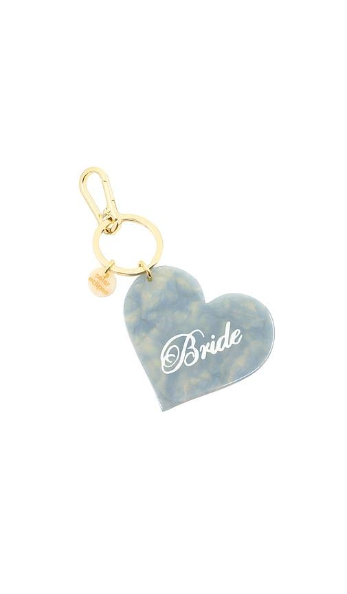 Solar Eclipse Hand-Painted Bride Bag Charm & Keychain in Blue by SOLAR ECLIPSE
