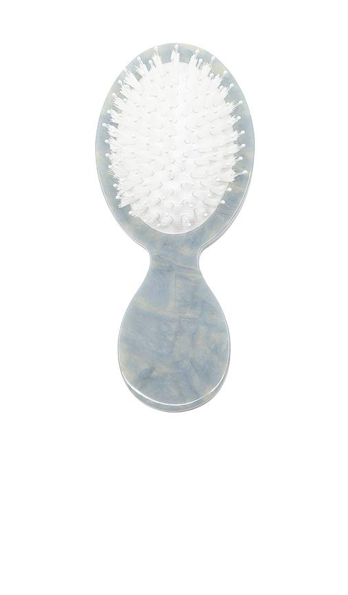 Solar Eclipse Hand-Painted Bride Handbag Hero Brush in Blue by SOLAR ECLIPSE