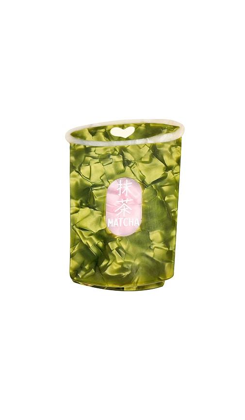 Solar Eclipse Hand-Painted Matcha Claw Hair Clip in Beauty by SOLAR ECLIPSE