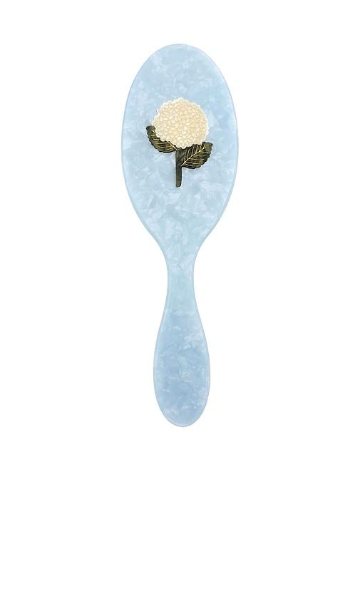 Solar Eclipse Hand-painted Hydrangea Amazing Hair Day Brush in Beauty: Multi by SOLAR ECLIPSE