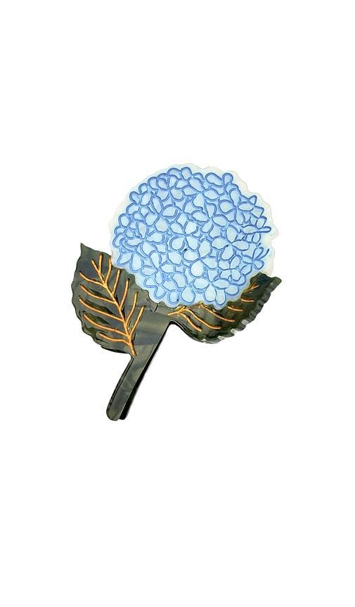 Solar Eclipse Hand-painted Hydrangea Claw Hair Clip in Baby Blue by SOLAR ECLIPSE