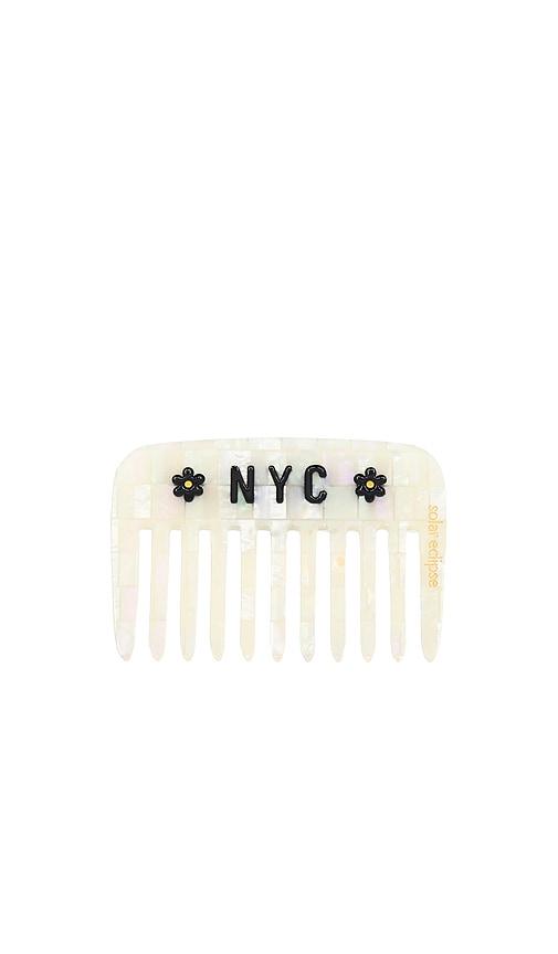 Solar Eclipse Hand-painted NYC Mosaic Pocket Comb in Beauty: Multi by SOLAR ECLIPSE