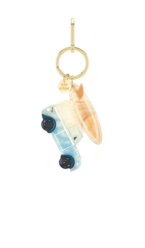 Solar Eclipse x Revolve Hand-Painted Bag Charm + Keychain in Multi by SOLAR ECLIPSE
