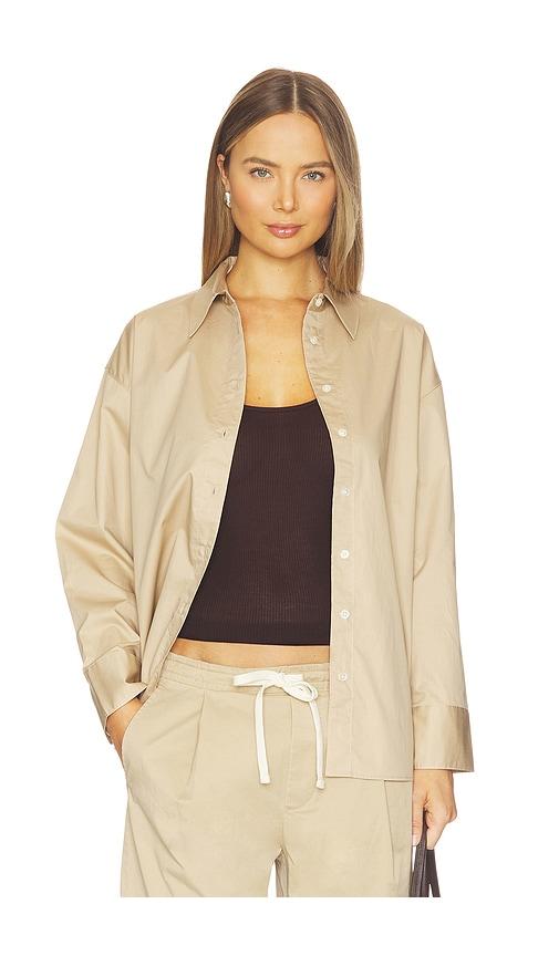Sold Out NYC The Everything Shirt in Beige by SOLD OUT NYC