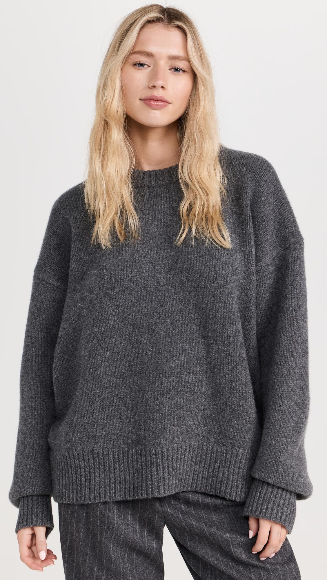 The Cashmere Signature Crew in Charcoal by SOLD OUT NYC