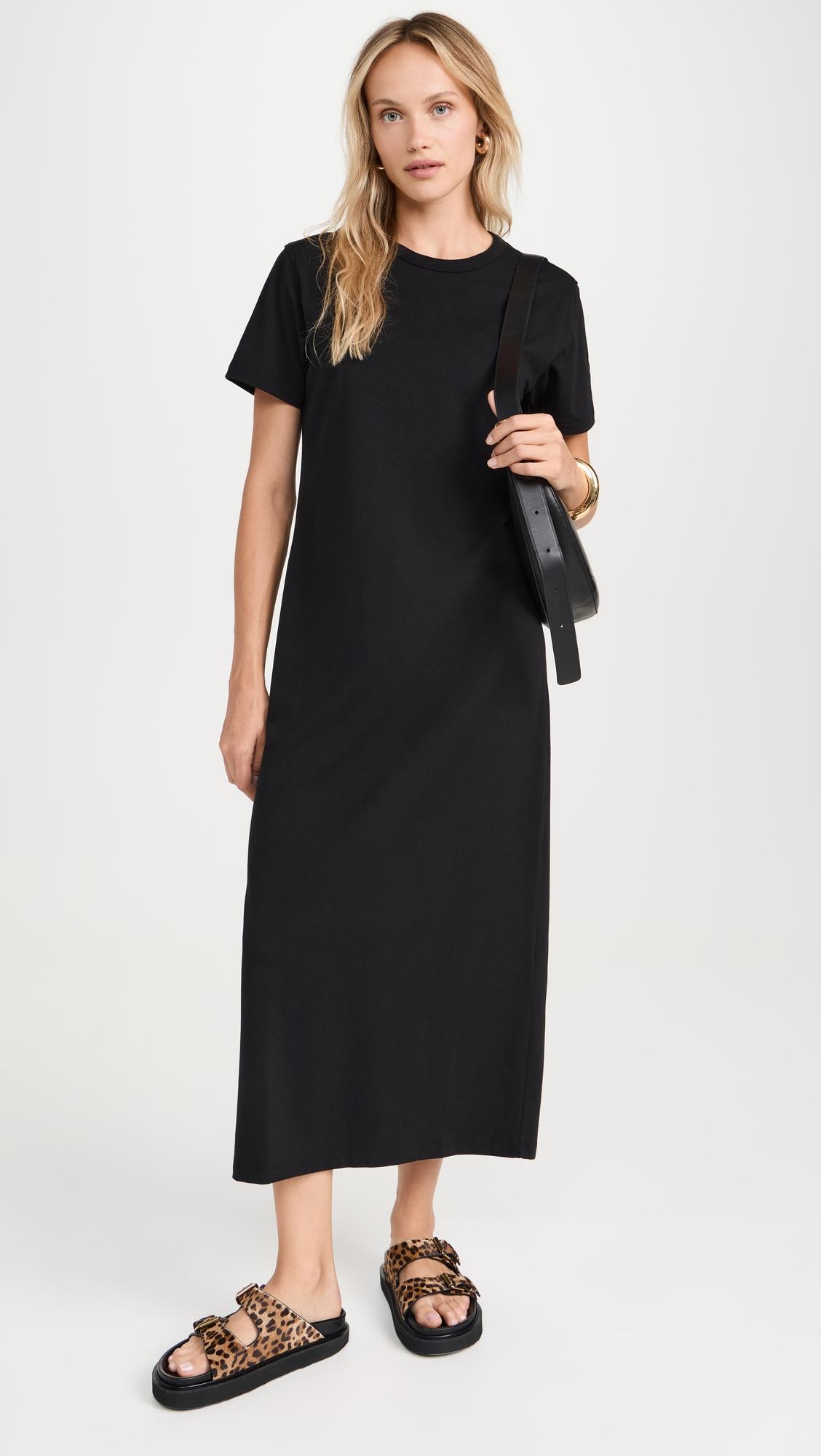 The Perfect Tee Dress in Black by SOLD OUT NYC