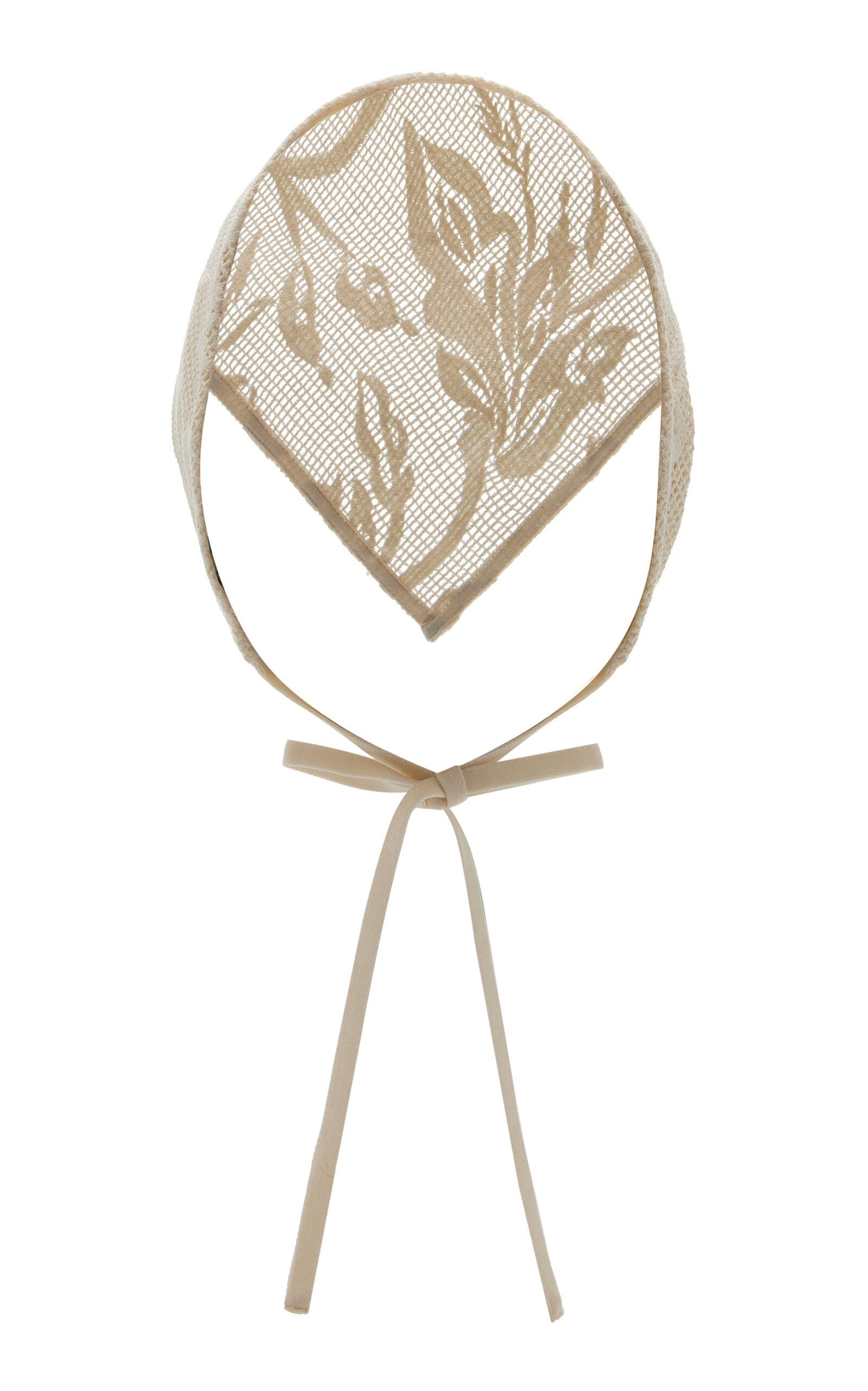 Soleil Soleil Betty Lace Headscarf - Moda Operandi by SOLEIL SOLEIL