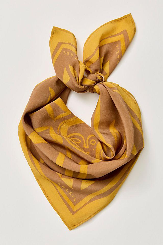 Soleil Soleil Surya Silk Scarf by SOLEIL SOLEIL | FREE PEOPLE