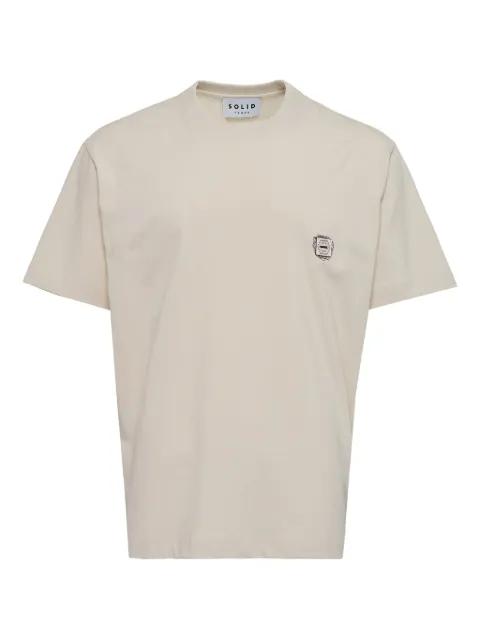 logo-print t-shirt by SOLID HOMME