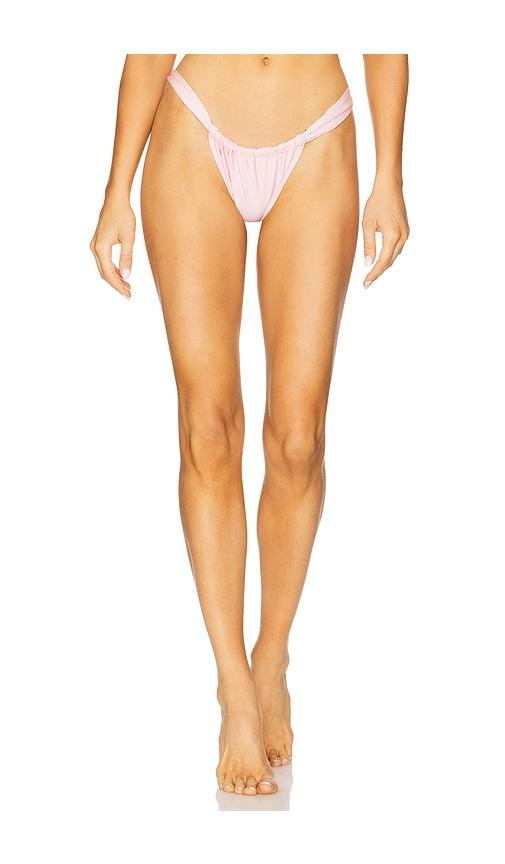Solid & Striped Ellery Bikini Bottom in Rose by SOLID&STRIPED