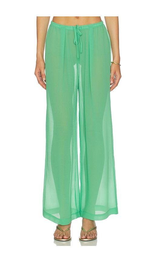 Solid & Striped The Ashling Pant in Green by SOLID&STRIPED