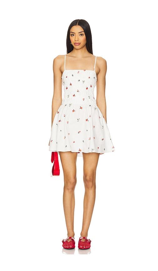 Solid & Striped The Mini Delta Dress in White by SOLID&STRIPED