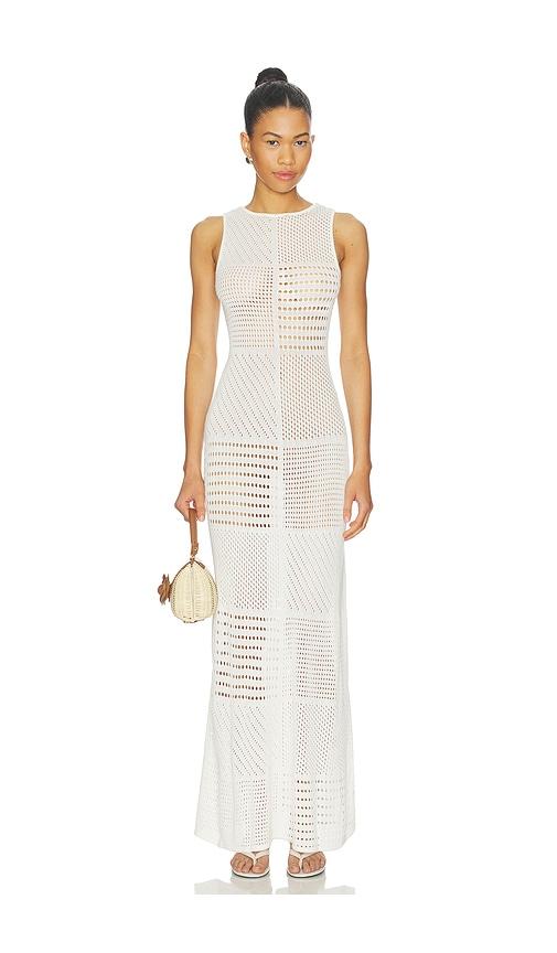 Solid & Striped The Morenzo Dress in White by SOLID&STRIPED