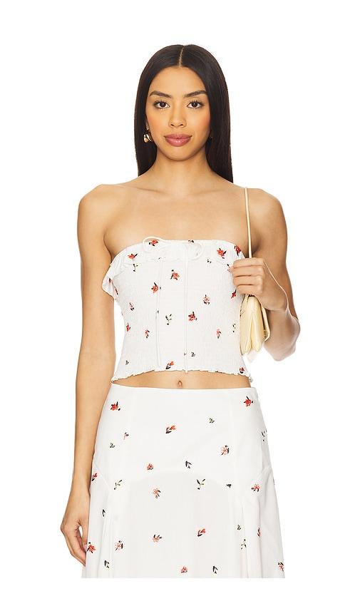 Solid & Striped The Nikki Top in White by SOLID&STRIPED