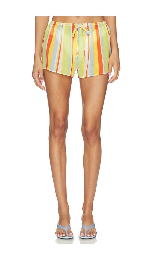 Solid & Striped The Remi Short in Orange,Green by SOLID&STRIPED